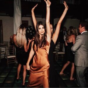 Express Cowl Neck Slip Dress